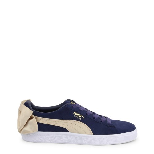 Suede bow women's sneakers sales